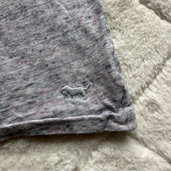 Victoria's Secret PINK | Short Sleeve Heather Gray V-Neck Tee Shirt | Size Small - Picture 7 of 12